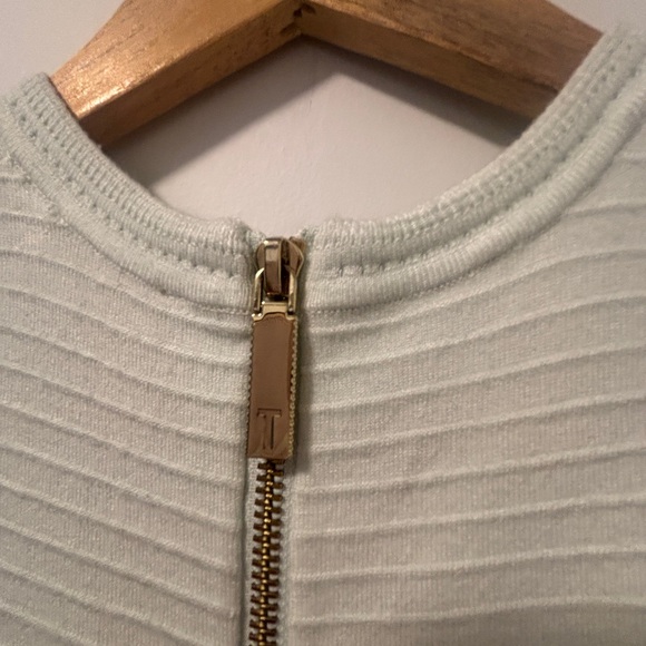 Ted Baker Light Green Textured Mini Dress - Picture 11 of 16